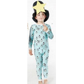 Blue Penguins on Parade Stretch Kids' Long Sleeve 2 Piece Pajamas